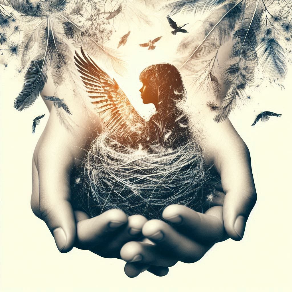 Feather One's Nest AI Generated Artwork NightCafe Creator