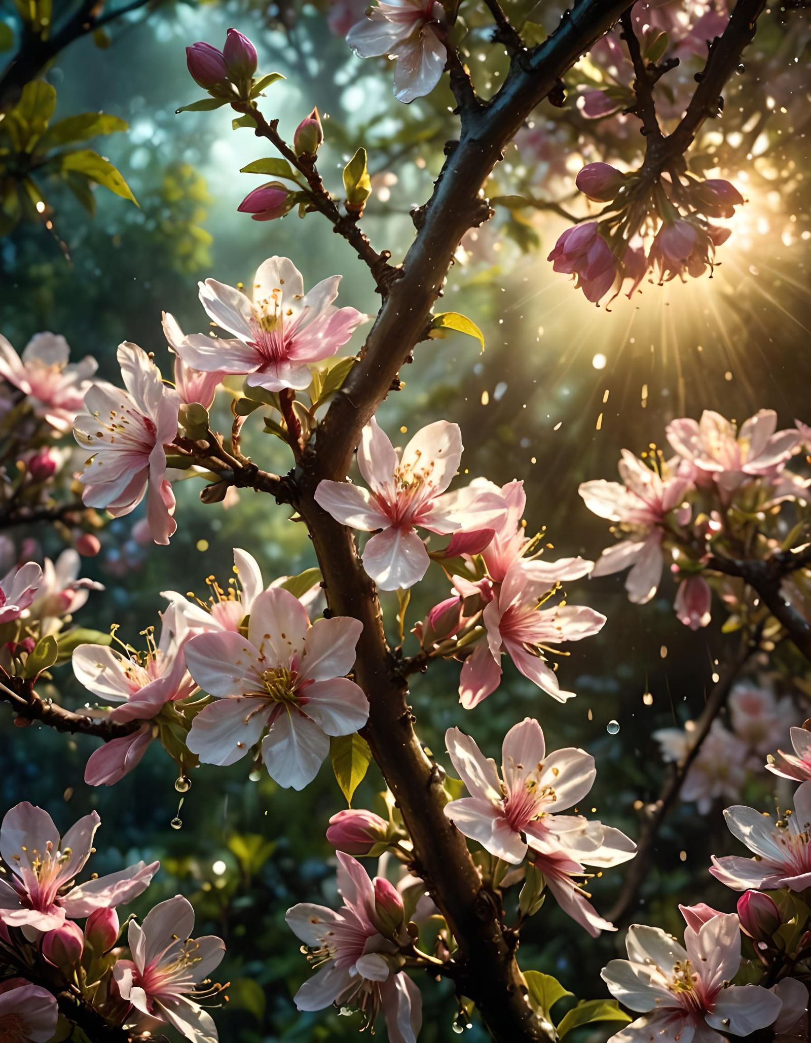 Apple blossom ...