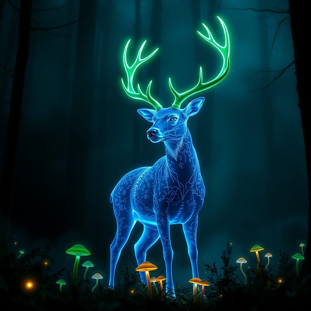 Fluorescent Deer