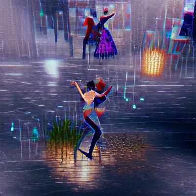Dancing in the rain