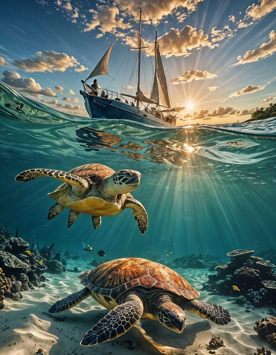 Sailing thru Life   by @new2ai