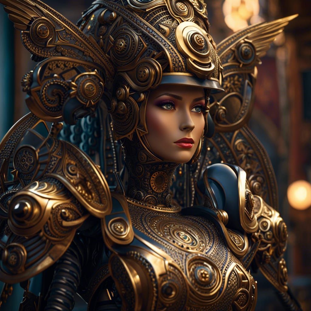 woman in armor - AI Generated Artwork - NightCafe Creator