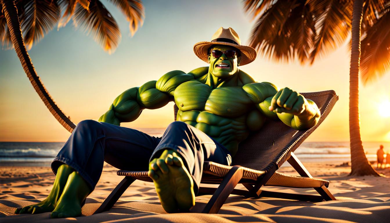 Hulk Relax!!  by @CedarStone