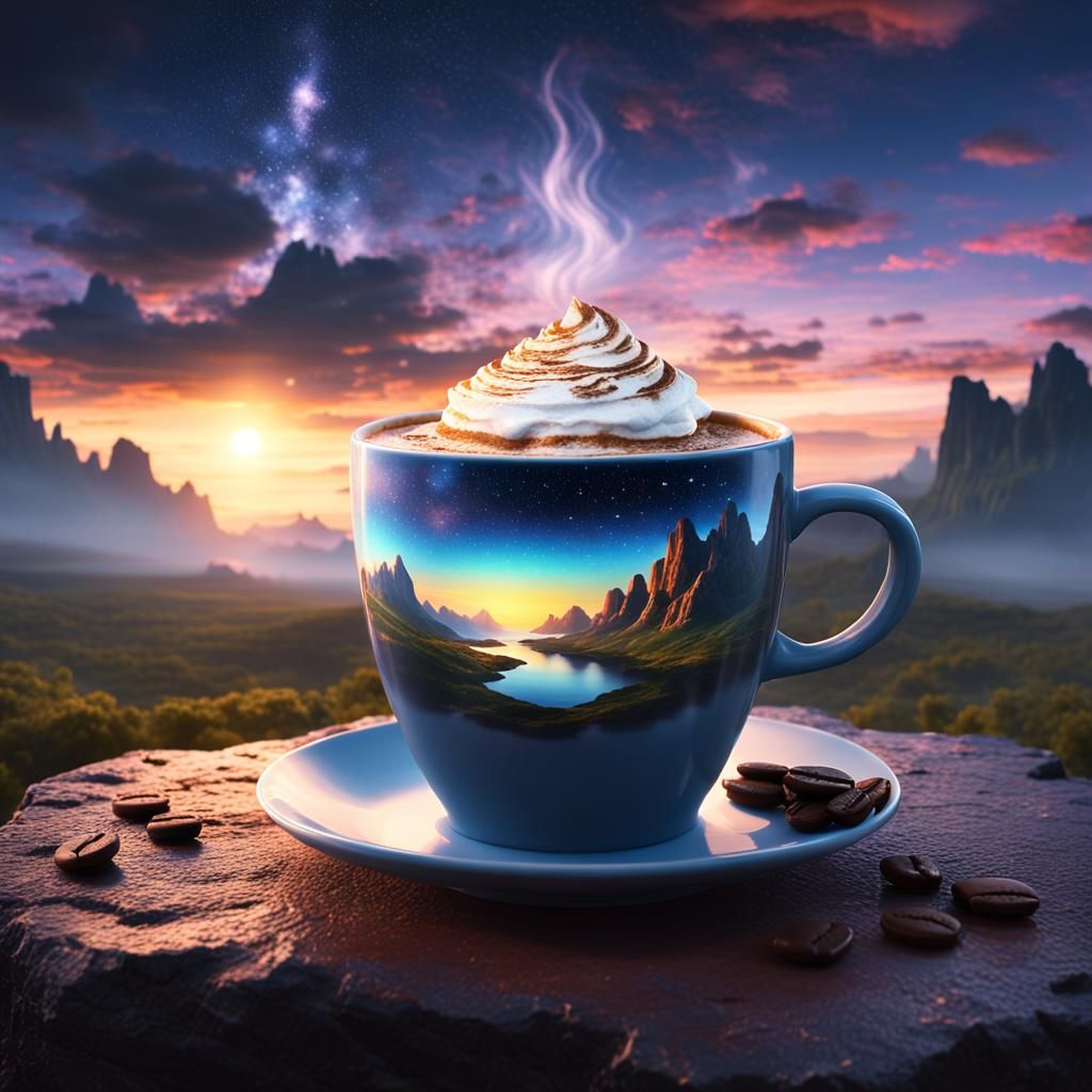 Coffee at sunrise