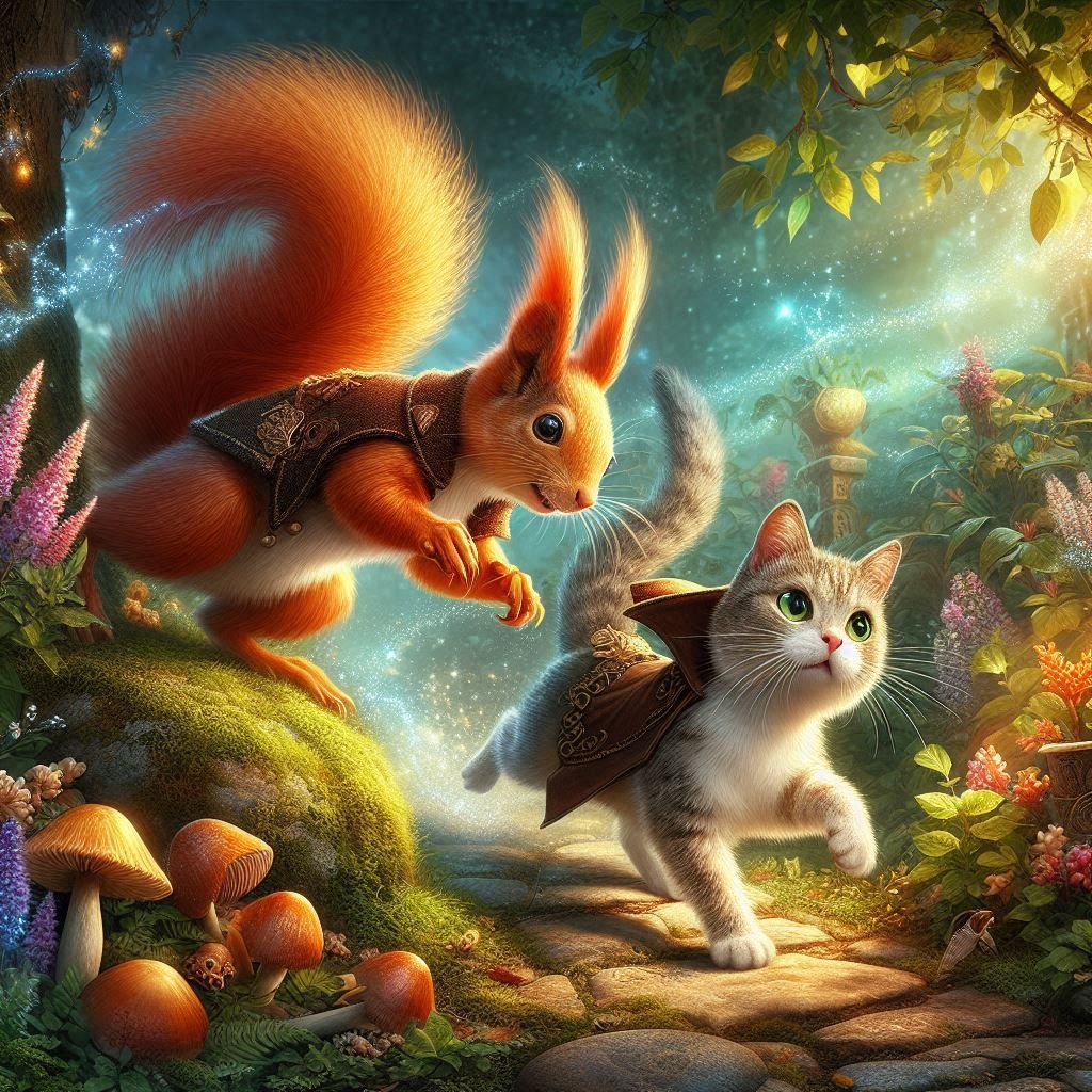 Mischievous squirrel