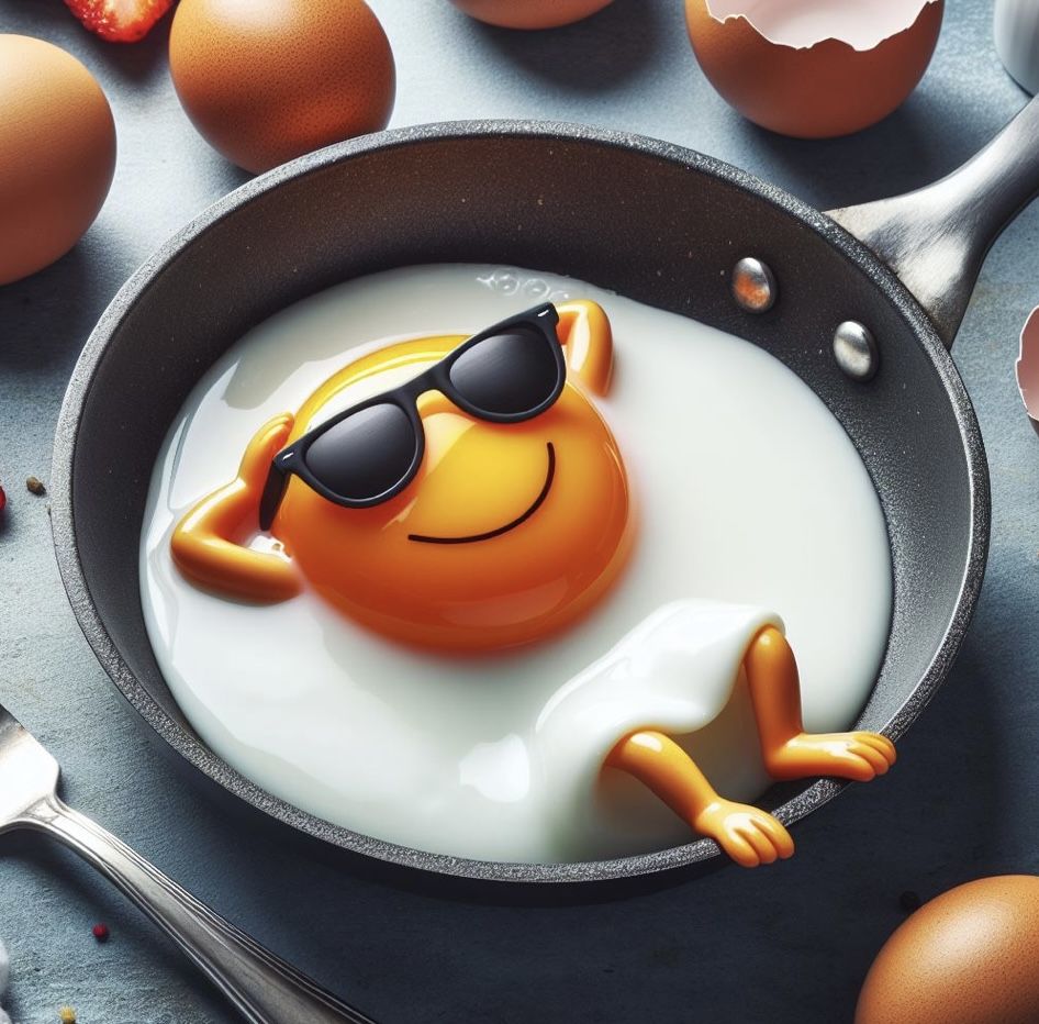 An egg; Chillin’ on the sunny side,
🥇🏆 Winner DDD'S Riddle, Challenge hosted by Dawn_Day_Dreamer, 💣BOOM! You earned 3...