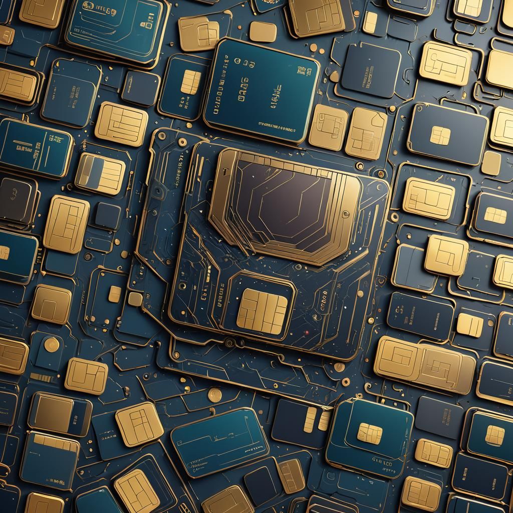 Futuristic Bank Card Background