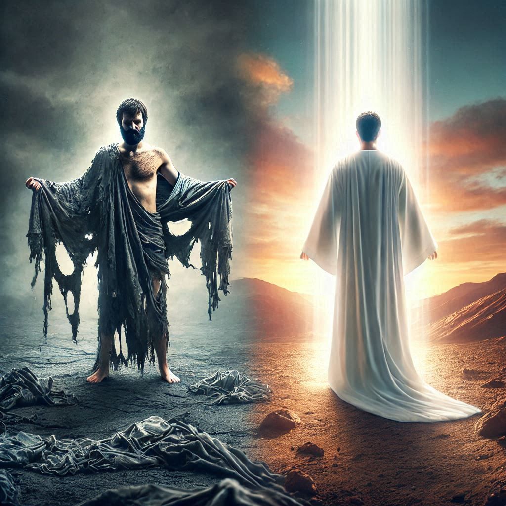 Old self transformed new self in Christ Jesus   by @Freja Novalie