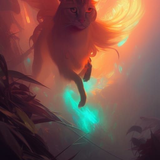 Running cat