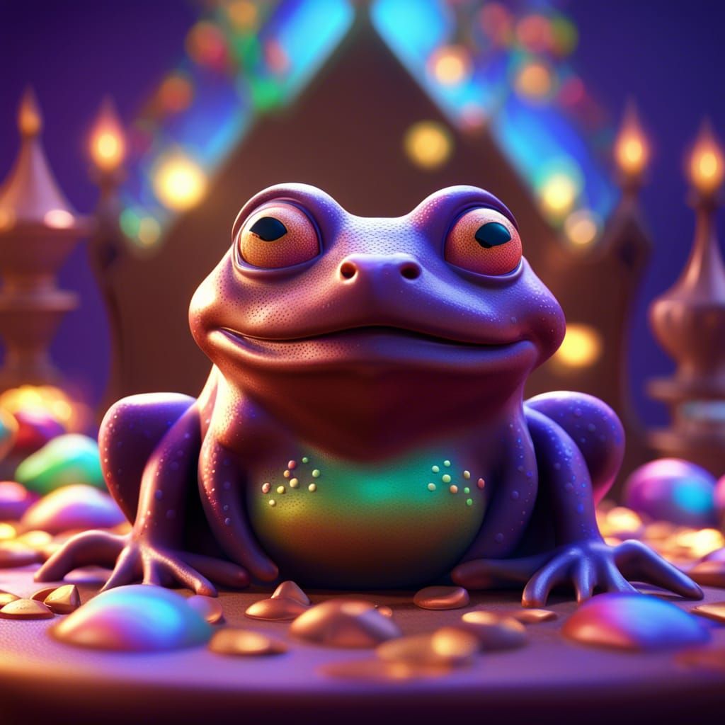 Chocolate Frog - Ai Generated Artwork - Nightcafe Creator