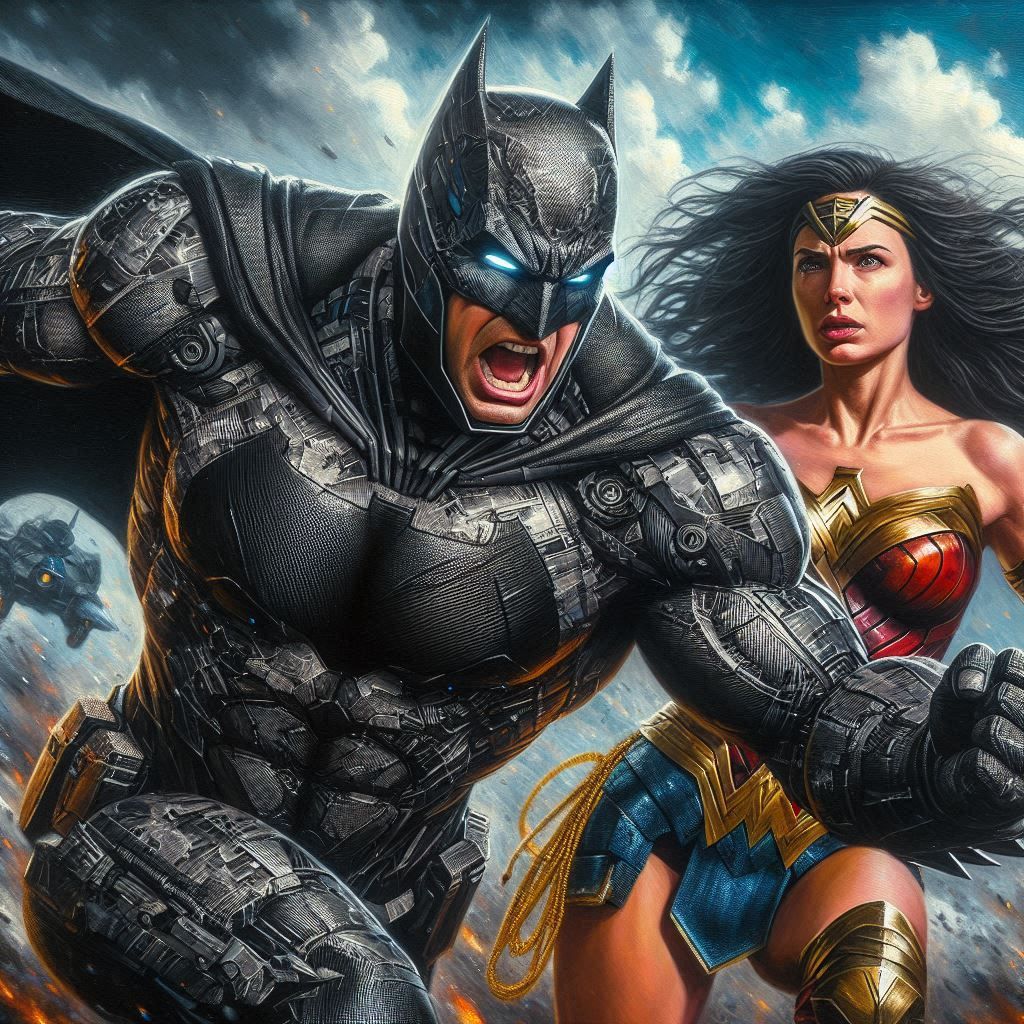 Batman and wonderwoman