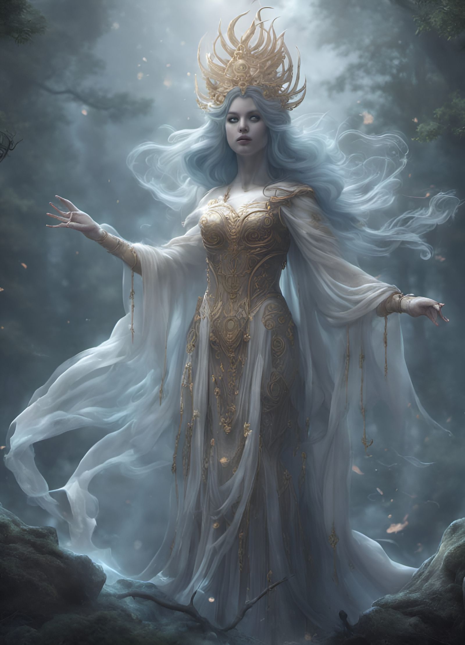 she who watches goddess of balance ghost spirit divine  tren...