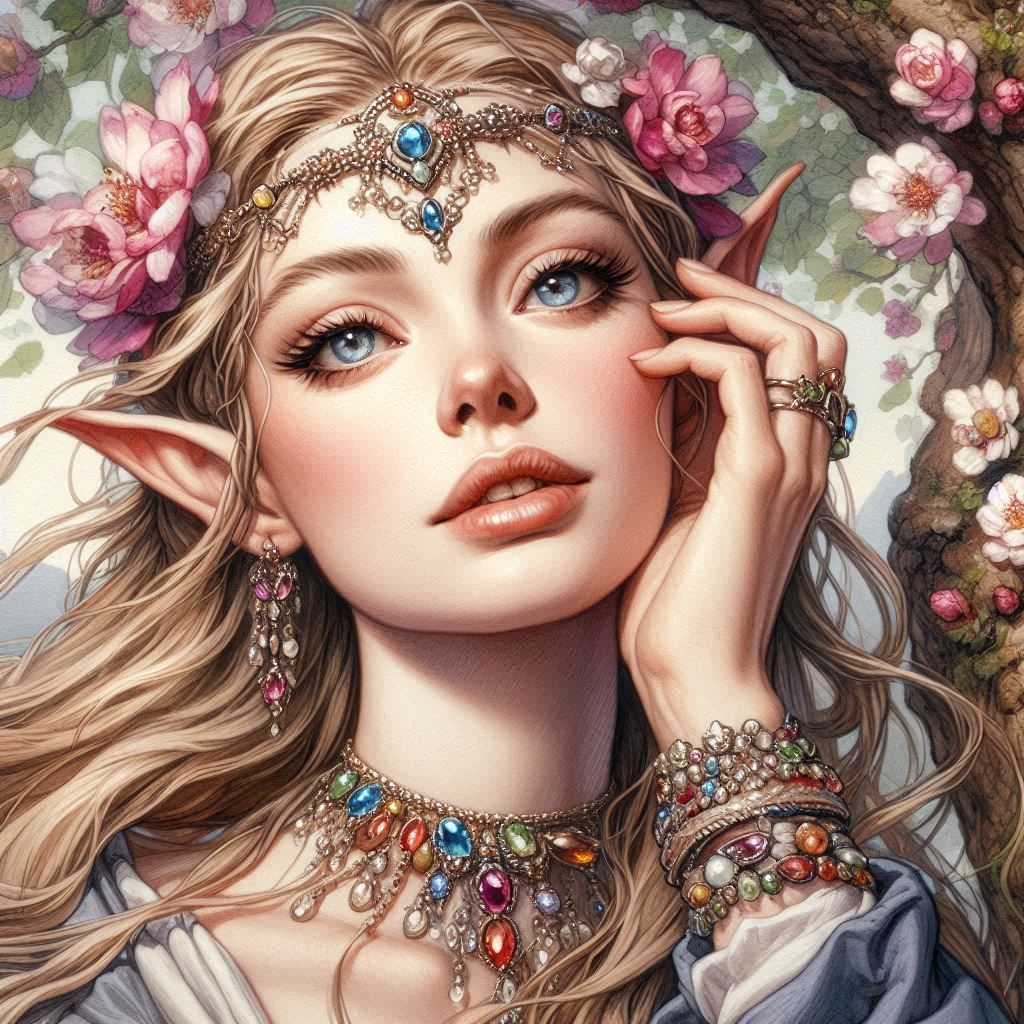 Elven portrait v4