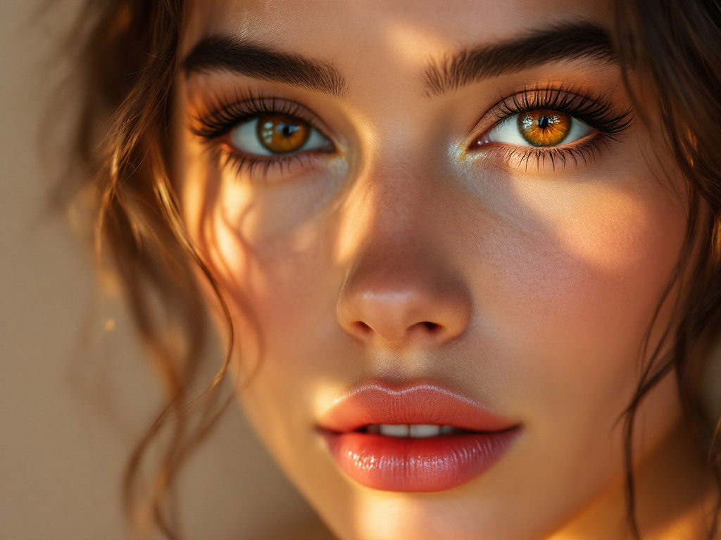 Amber eyes
