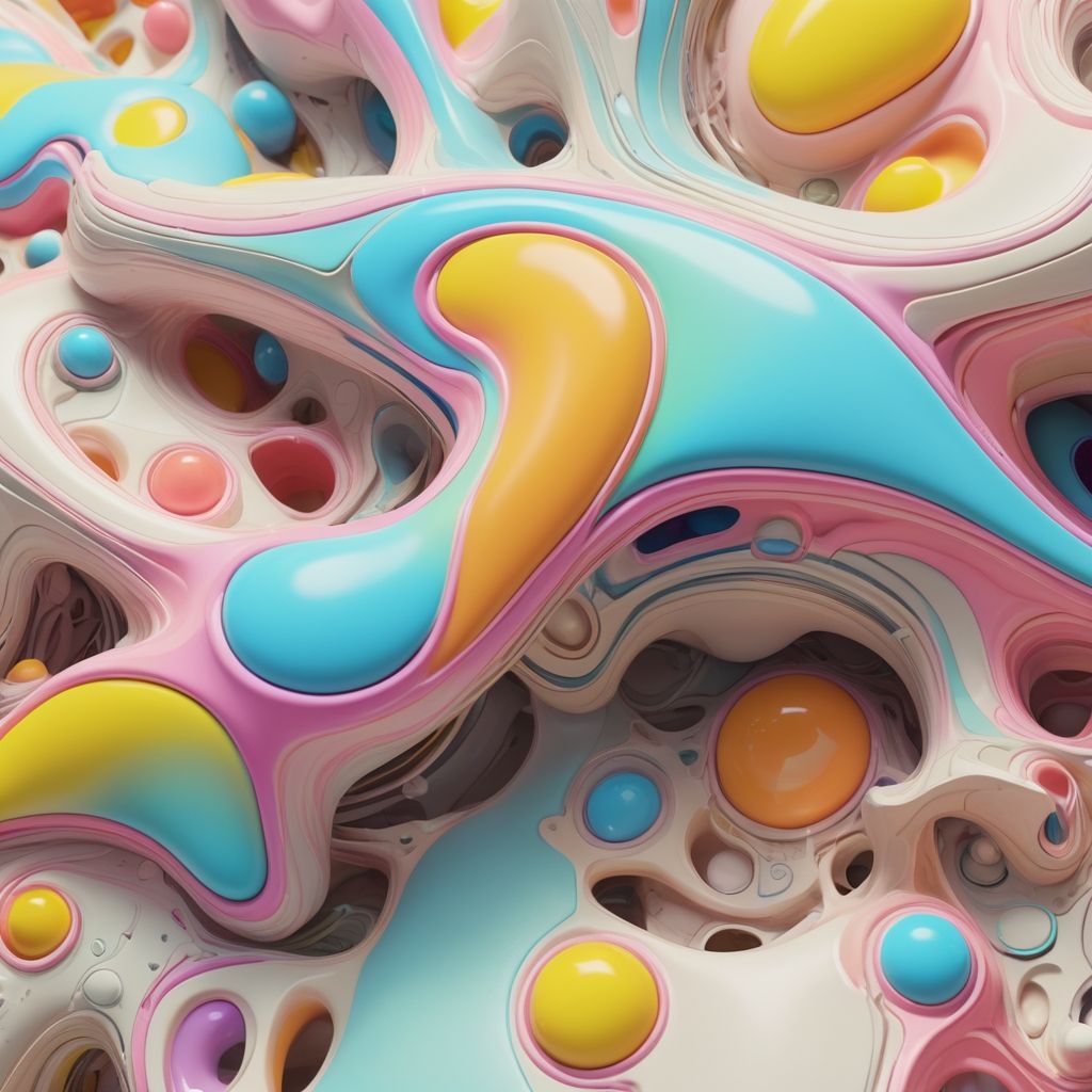 Minimal Chaotic Close Up joyously fluorescent