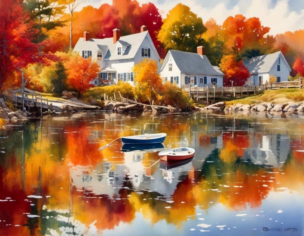 New England, fall