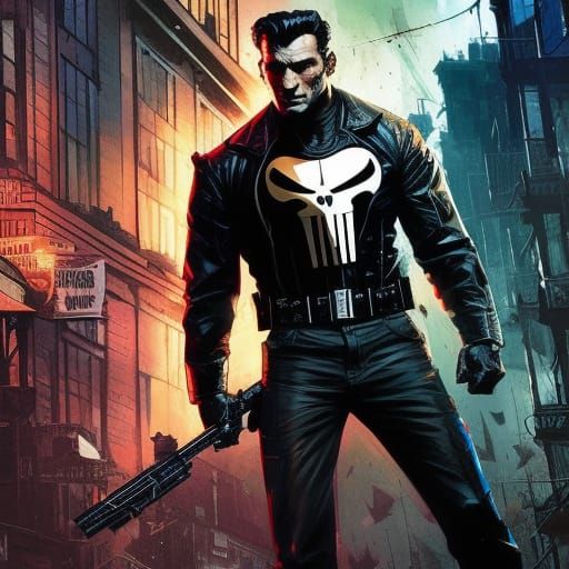 The Punisher - AI Generated Artwork - NightCafe Creator