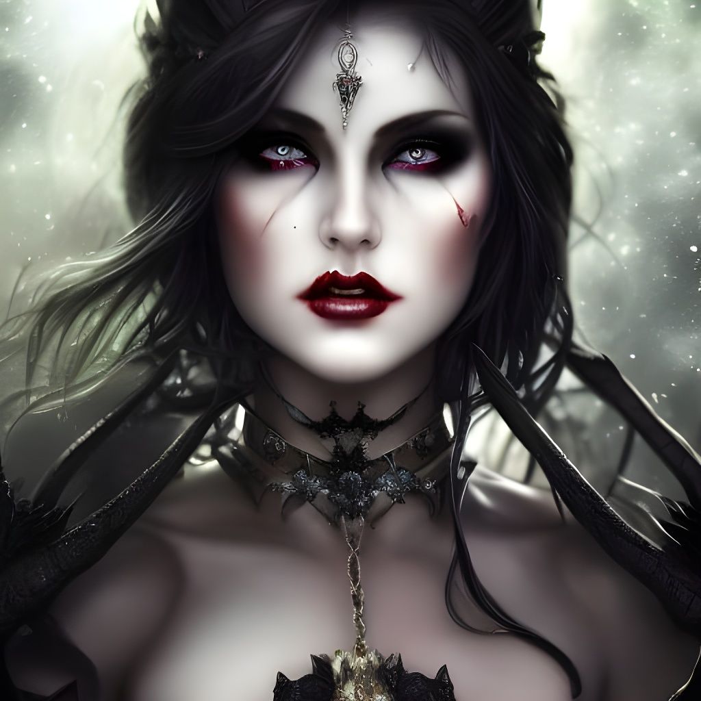 Gothic Queen Maryan - AI Generated Artwork - NightCafe Creator