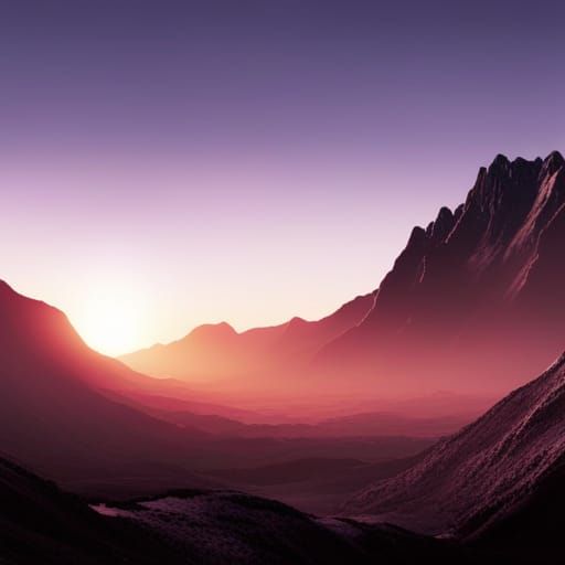 Alpine sunrise