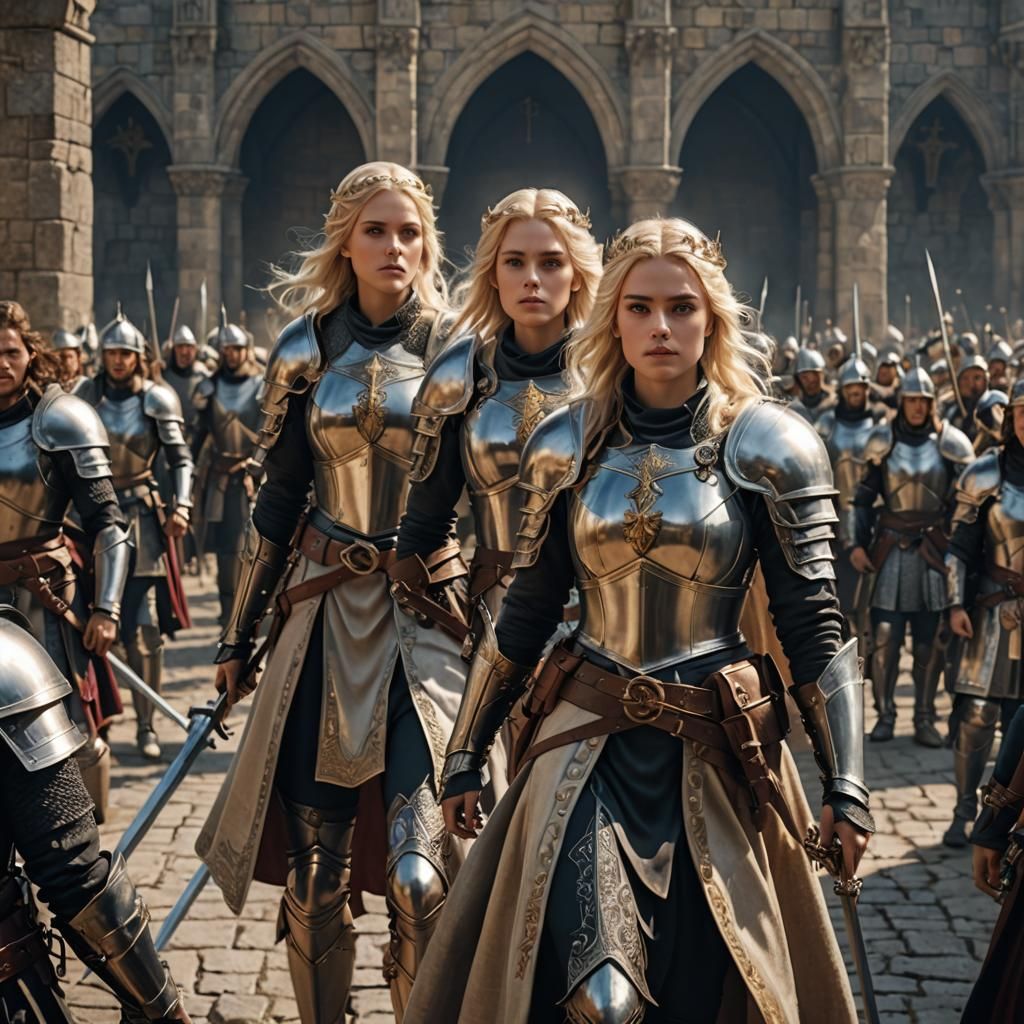 Ready to defend the palace...
