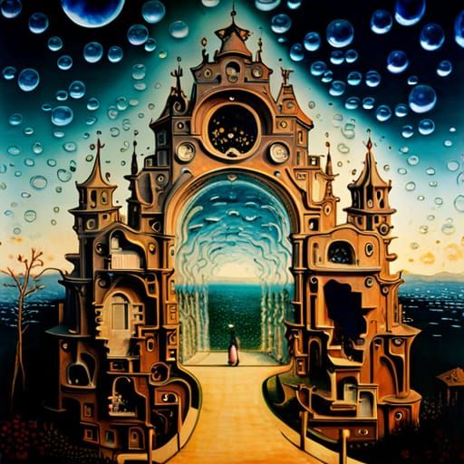 Bubbletopia AI Generated Artwork NightCafe Creator