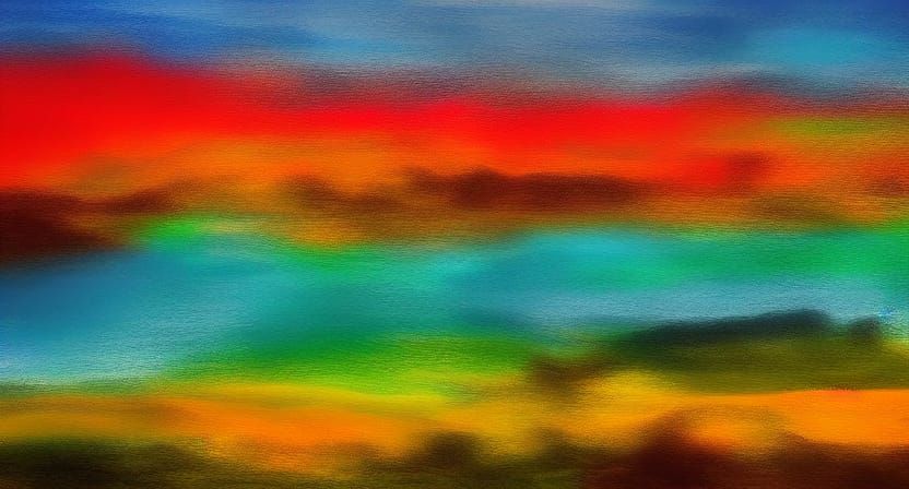 rich colors landscape