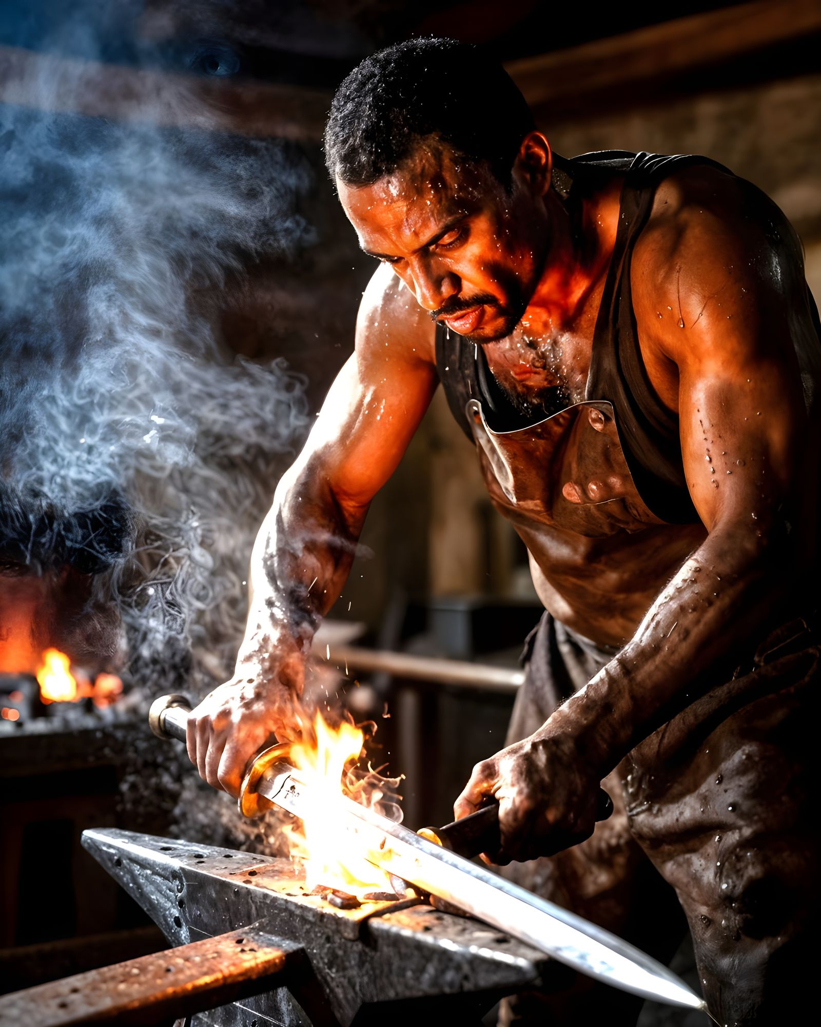 Hyperfocused Blacksmith   by @Sean Hazelwood