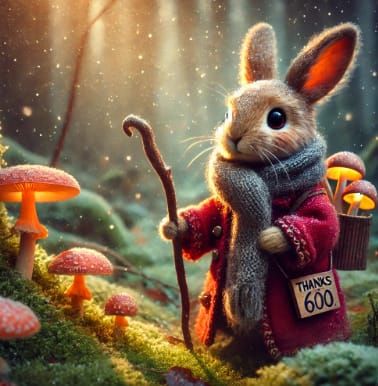 Thanks for 600 followers!