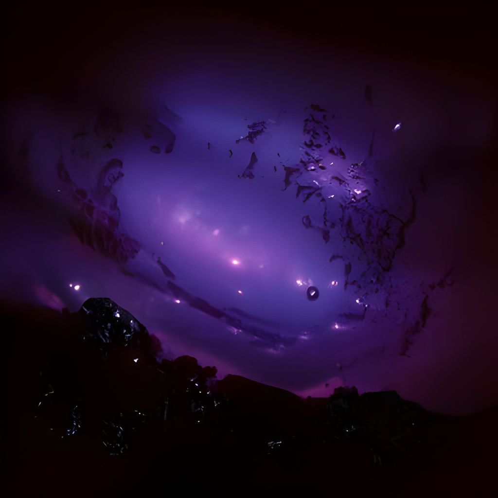 Purple galaxy