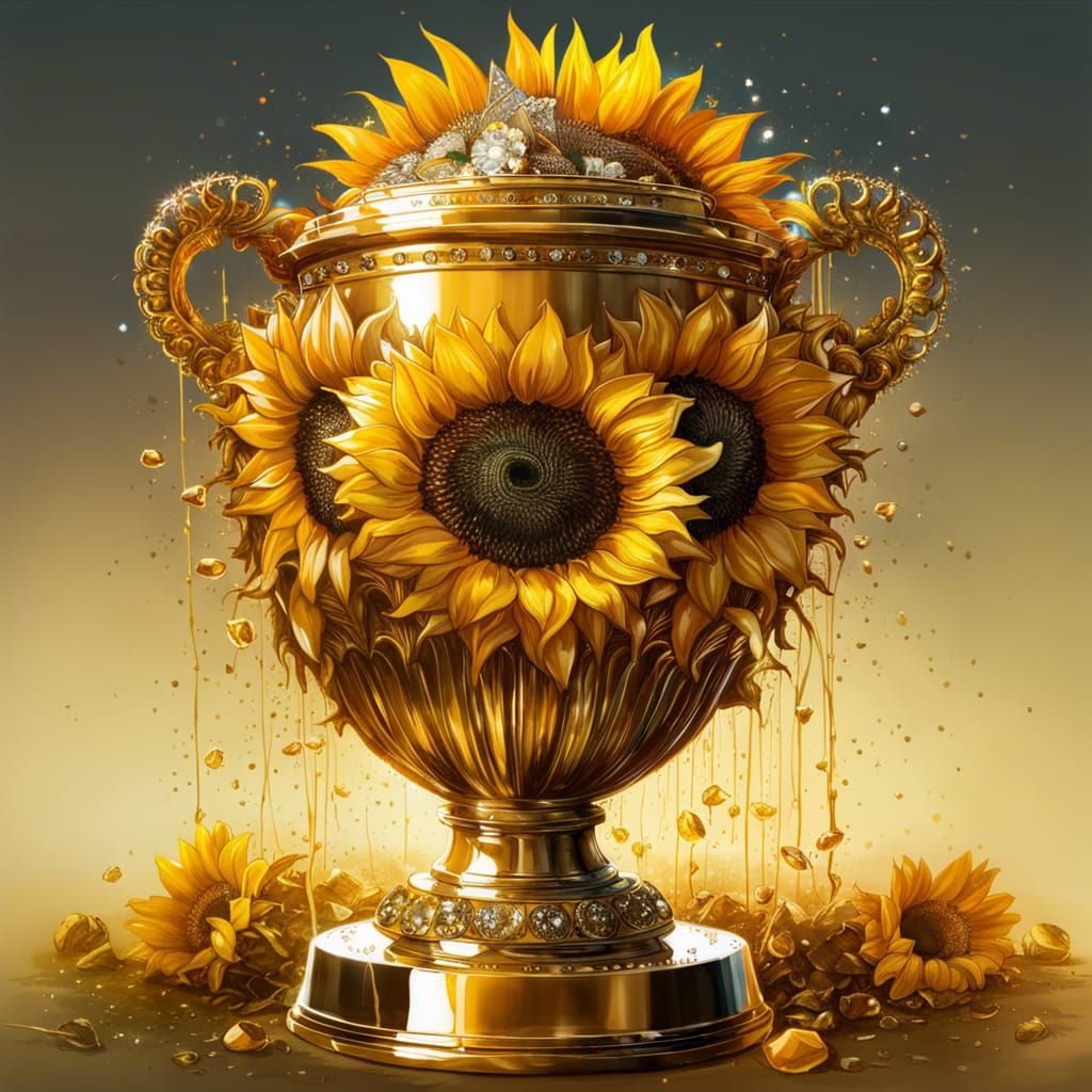 1st place for the most beautiful sunflower  by @Antiparticle