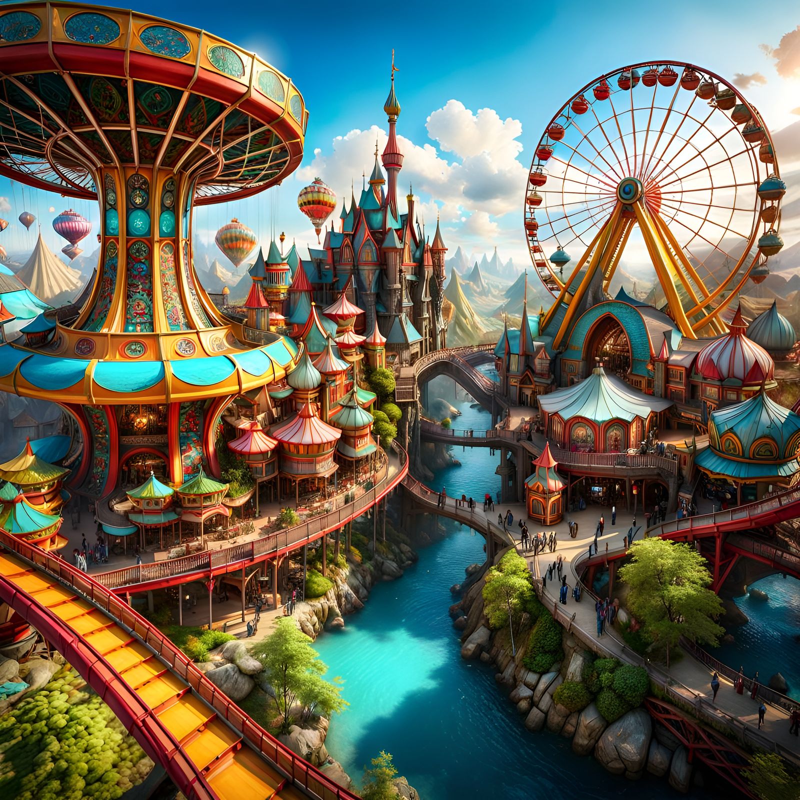 WOW Land  by @Yoctocore