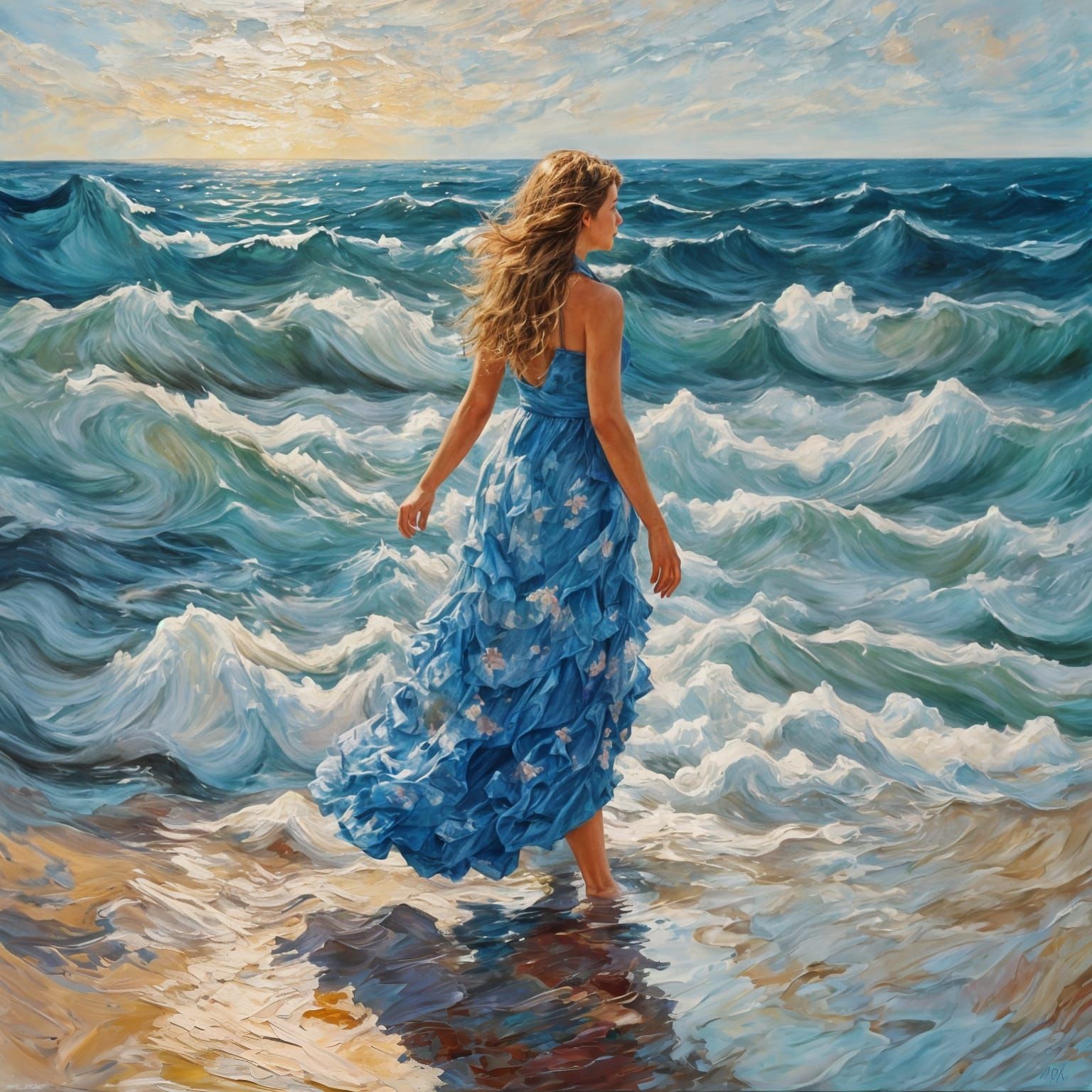 The Deep Blue  by @Xyloto