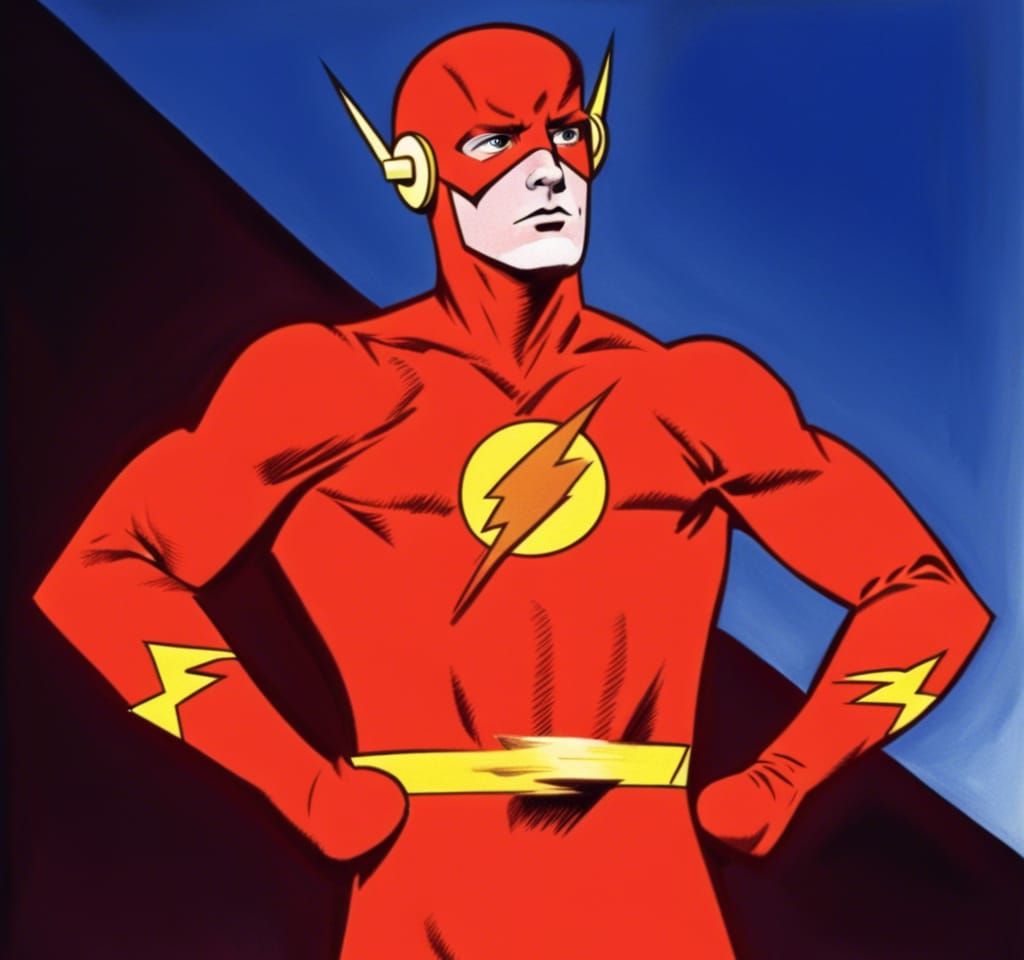 The Flash, drawn by Carmine Infantino