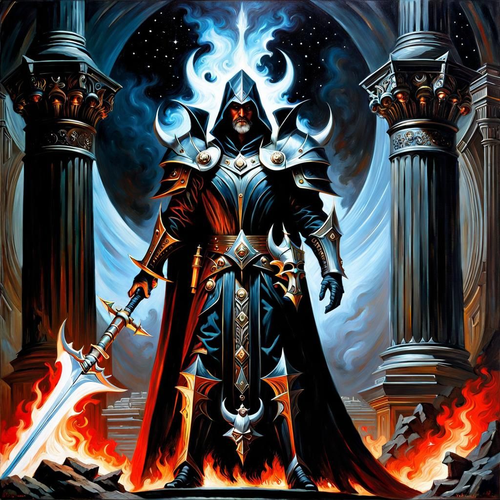 Arthas, the Lich King Warcraft - AI Generated Artwork - NightCafe Creator