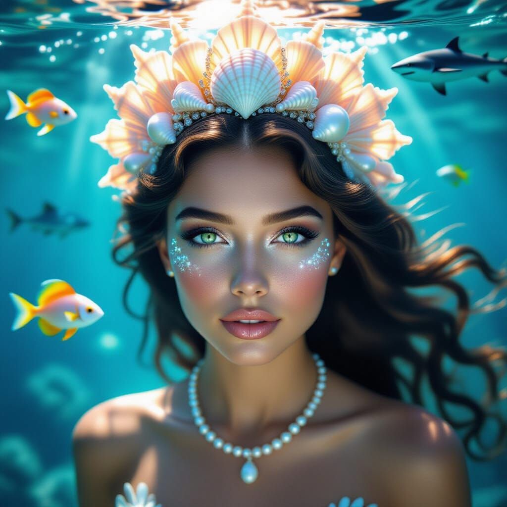 Underwater Seashell Tiara 