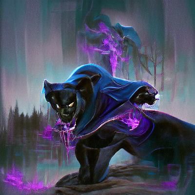 Panther Mage - Ai Generated Artwork - Nightcafe Creator