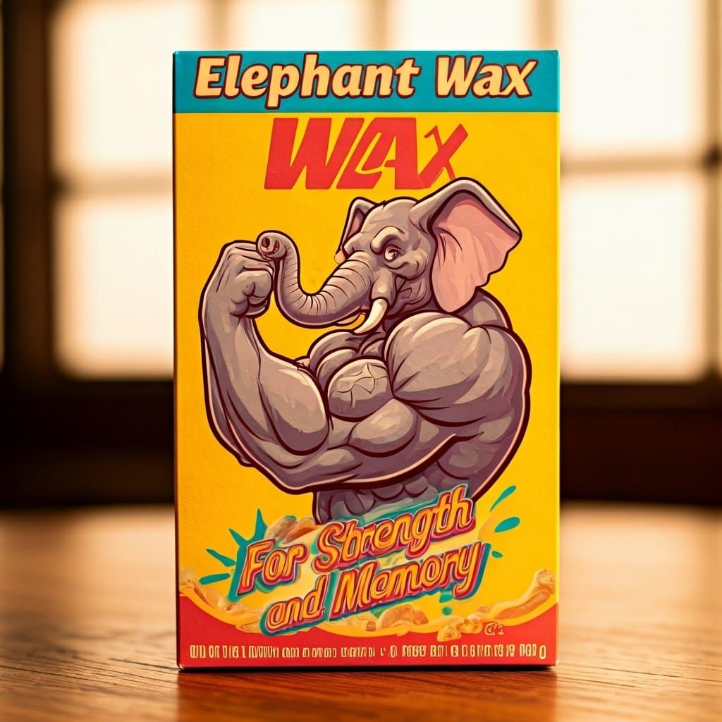 Elephant Wax cereal.    by @GreenHart 