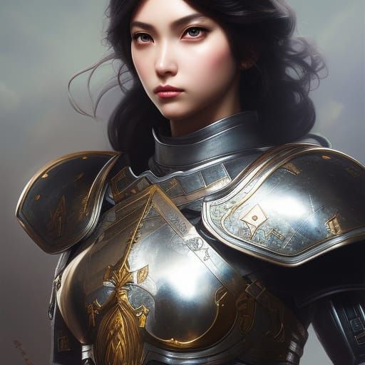 Dark Fantasy Knight (Rachel) - AI Generated Artwork - NightCafe Creator