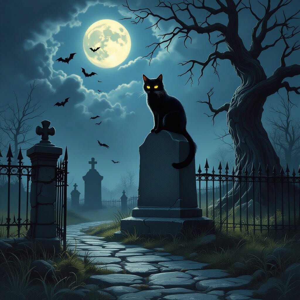 Blackball the Cat, aka Ghost Kitty