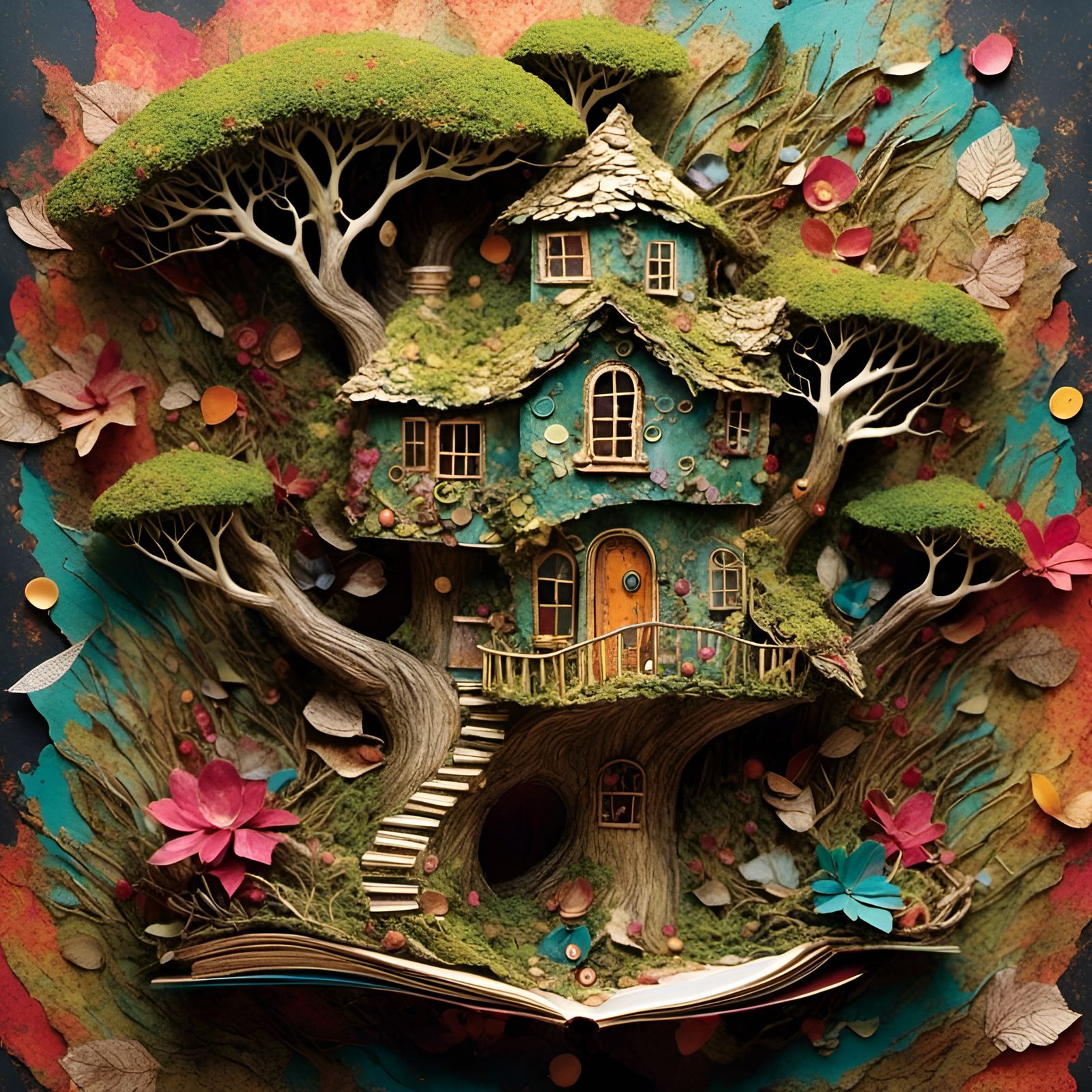 A magic treehouse  