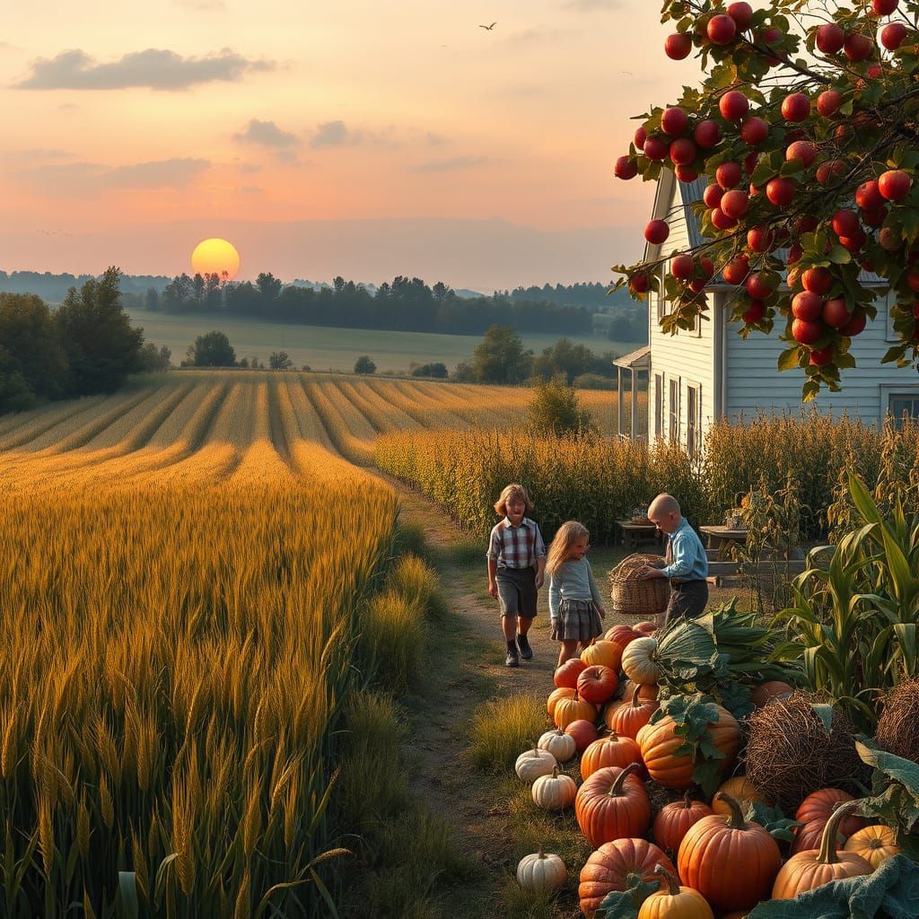 Autumn Harvest on the farm.