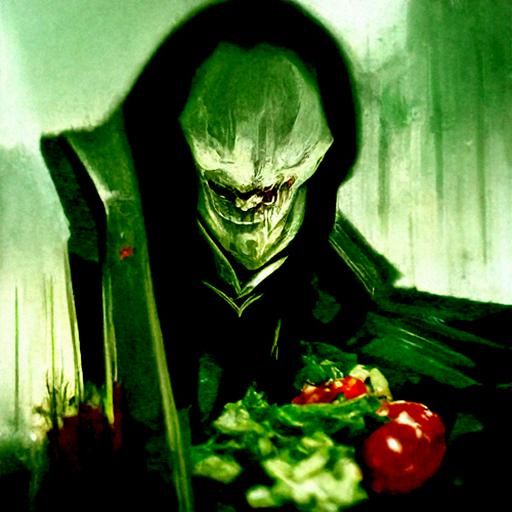 You don't make friends with salad