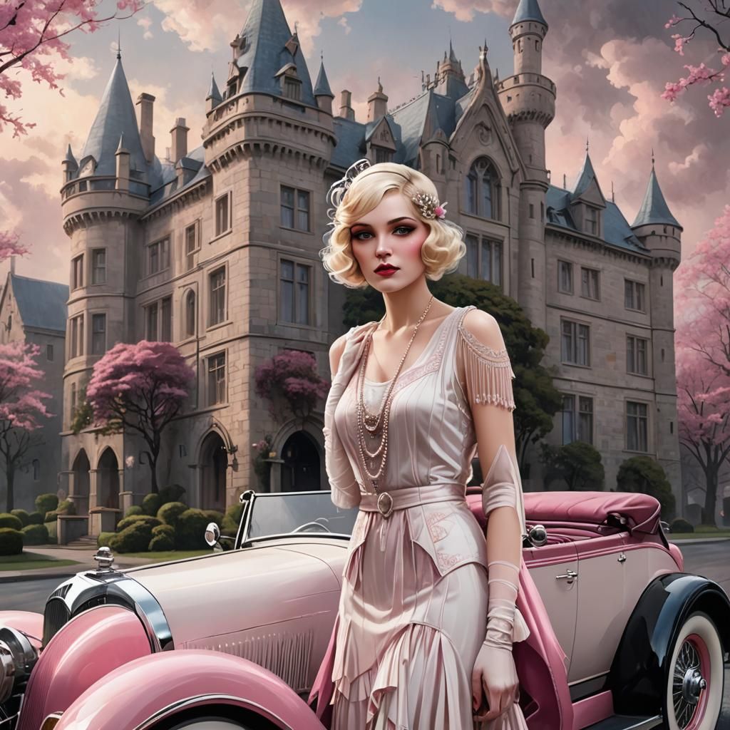 Pink cherry flapper 3