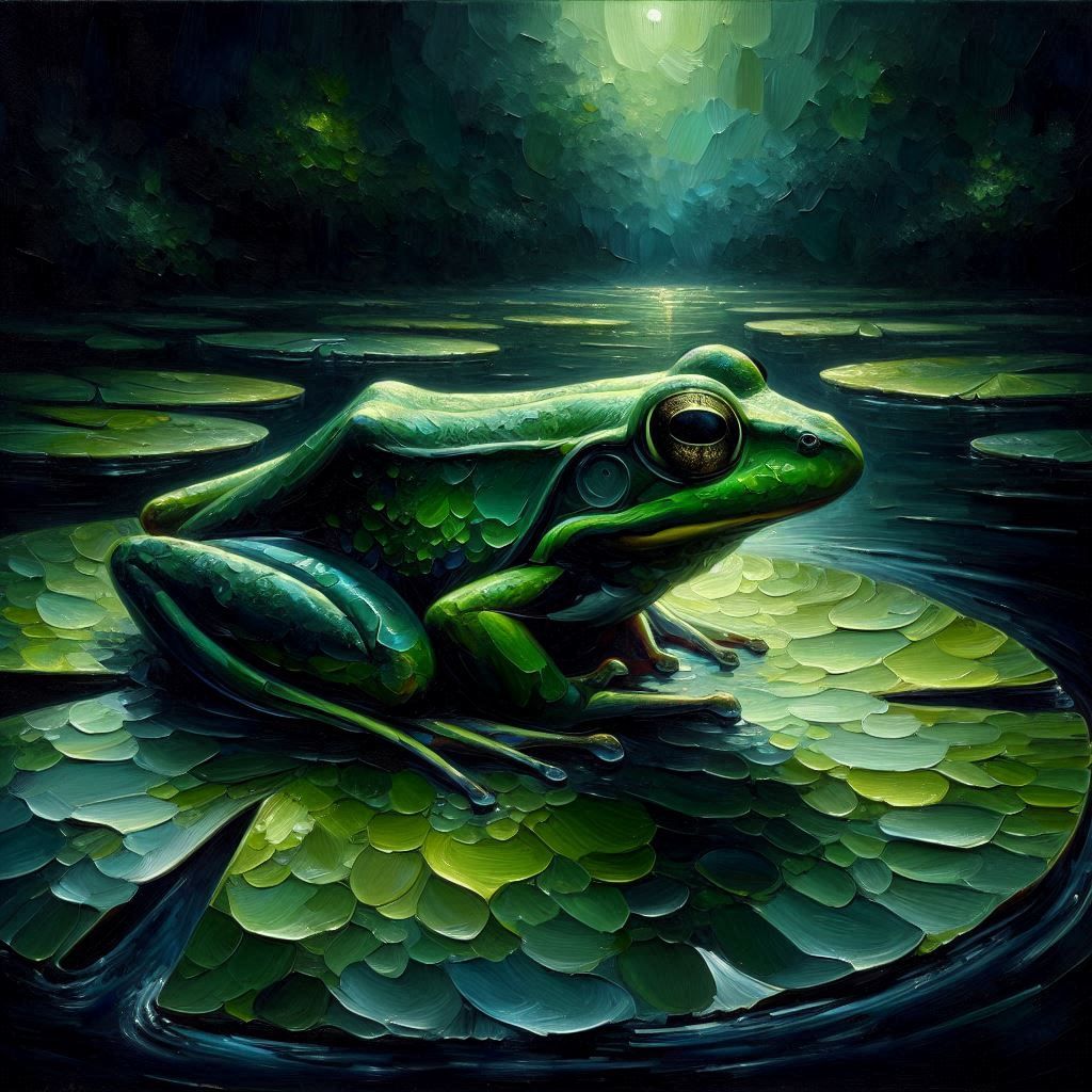 Loneliness in the Midnight Pond