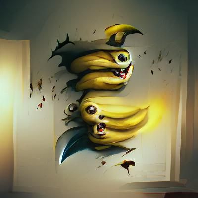scary bananas artwork