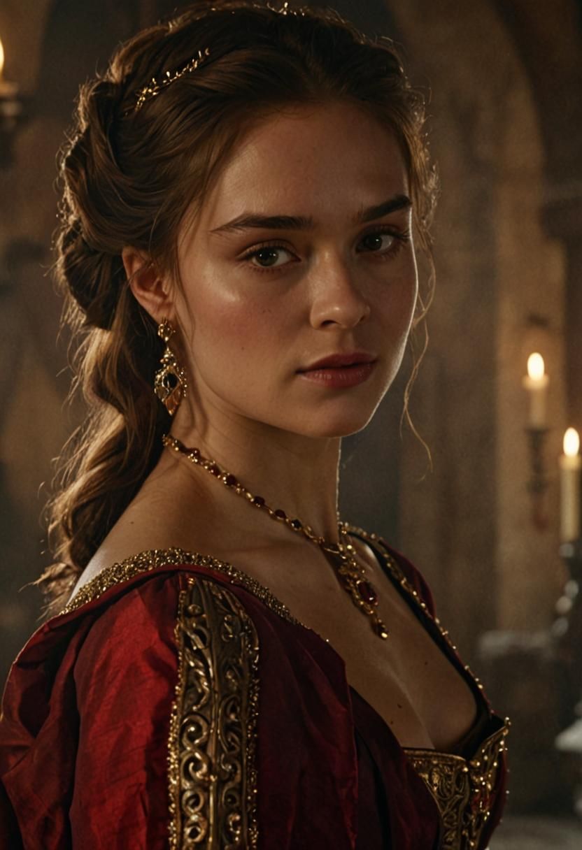 Game of Thrones Lady in Medieval Hall