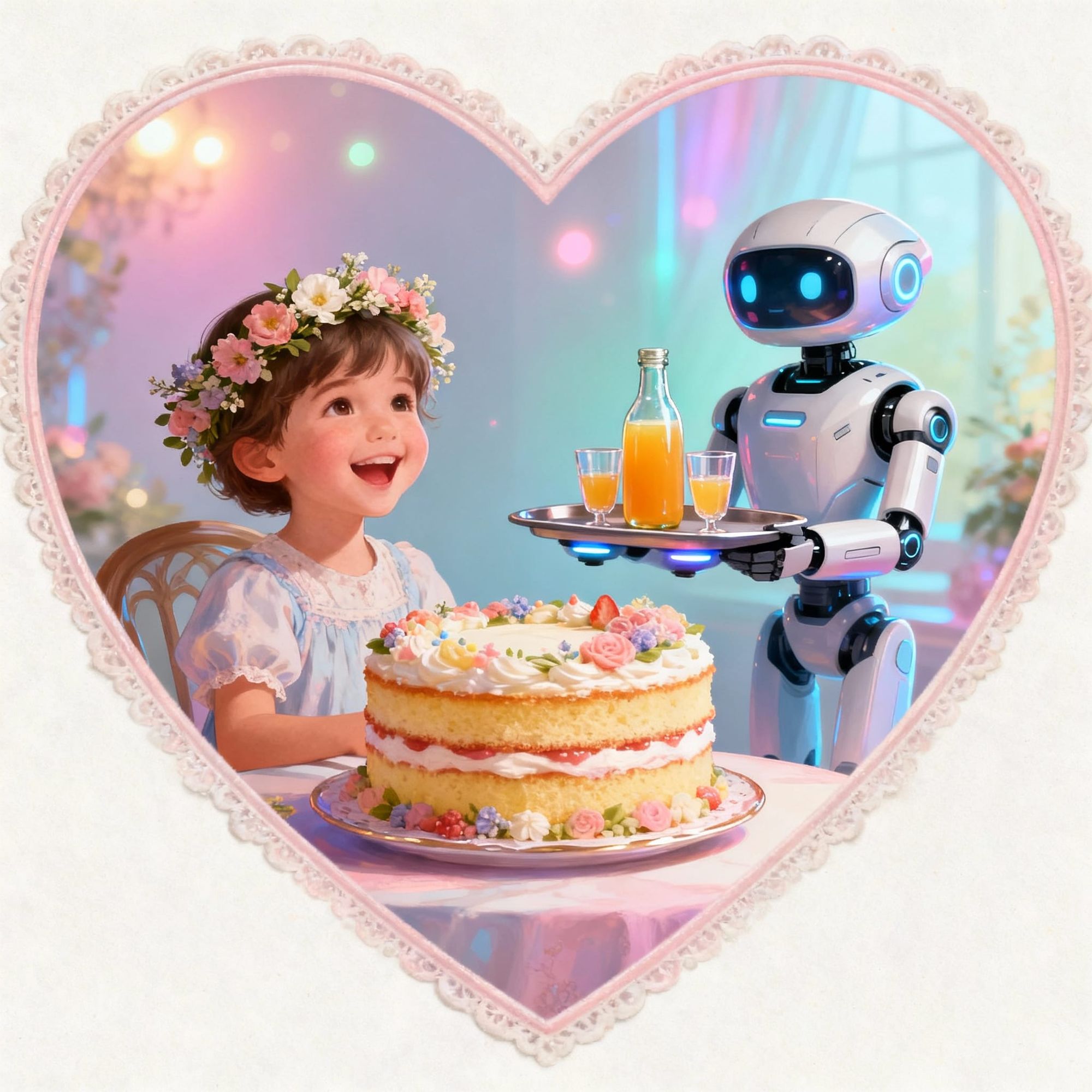 A happy futuristic birthday memory