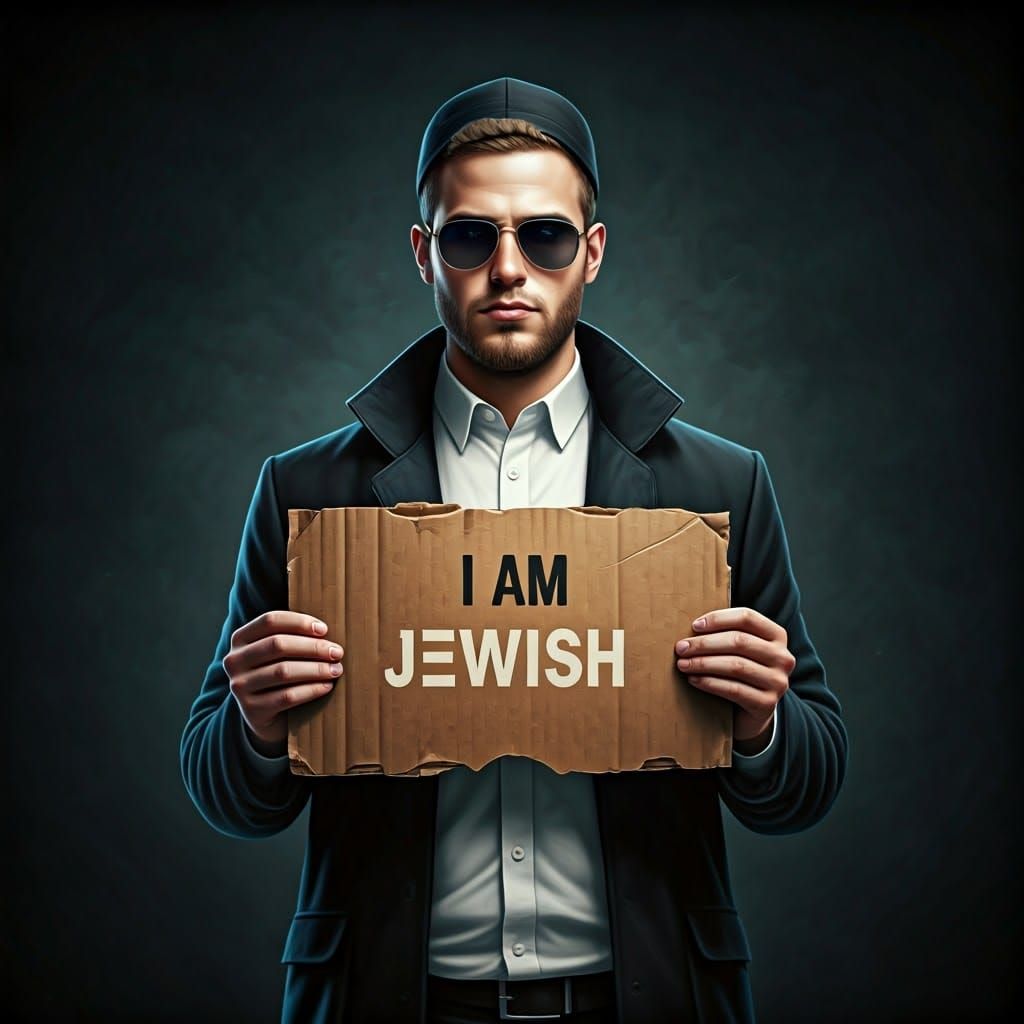 Confident Ultra-Orthodox Youth Embracing Jewish Identity