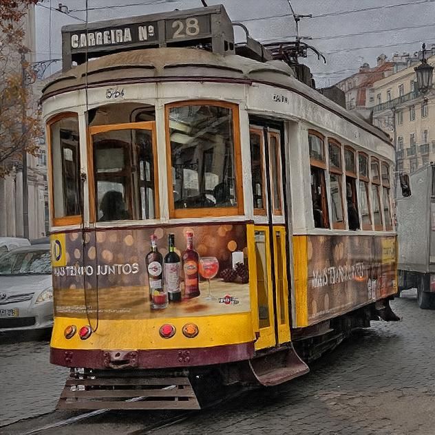 Lisbon Trolley - Done in Style Transfer