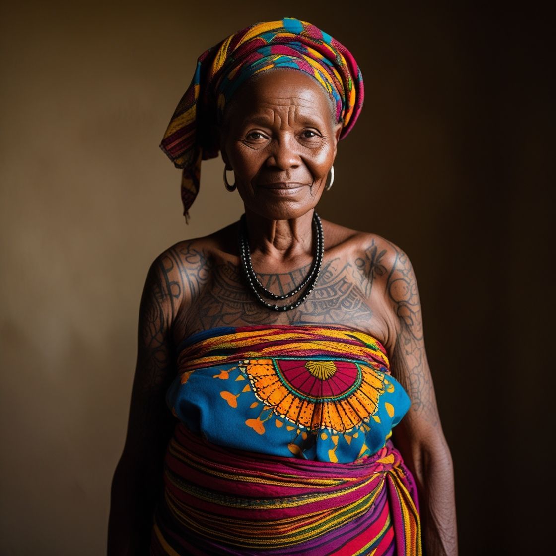 African elder woman